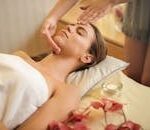 Experience tranquility with a relaxing aromatherapy facial at a luxurious spa.