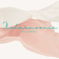 pink abstract handwritten brand logo